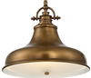 Wisząca lampa vintage QZ-EMERY-P-M-WS 1-punktowa mosiądz