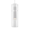 Szklana wisząca lampa tubka Dynamics MOD326PL-01W biała