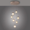 Lampa wisząca sterowana pilotem POPUP brązowa 2587-97 7x3W LED 2200-5000K z regulacją barwy