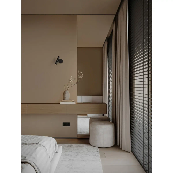 Lampa ścienna tubka BELLIZA LE45539 LED 4W 3000K metalowa czarna