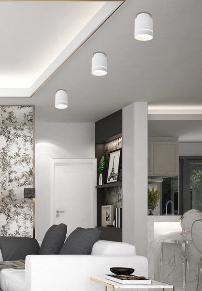 Industrialna lampa sufitowa 2275918 Candellux LED 12W 4000K downlight biały