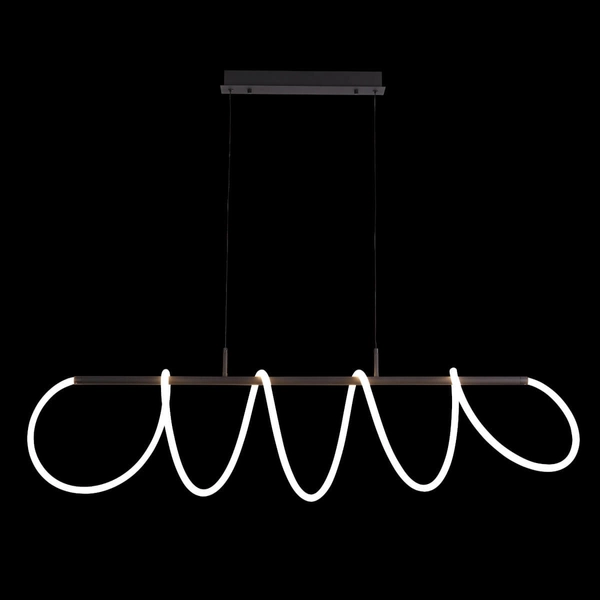 Ledowa lampa wisząca ZIGZAG AZ5827 LED 75W 3000K belka czarna