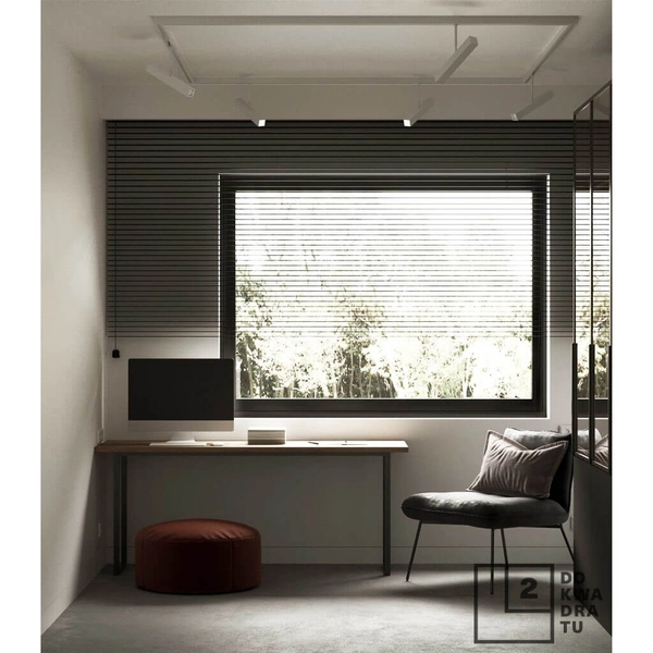 Plafon LAMPA sufitowa MITSUMA 7991 Shilo prostokątna OPRAWA metalowa do systemu szynowego biała