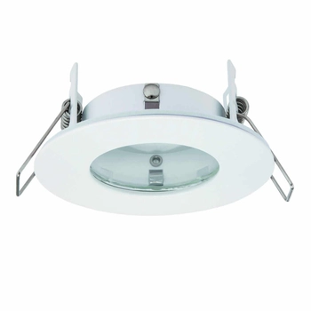 Okrągła lampa sufitowa Speculo 79978 Saxby IP65 downlight metalowa biała