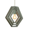 Geometryczna lampa wisząca Mauro 77489/01/33 Lucide MDF zielona