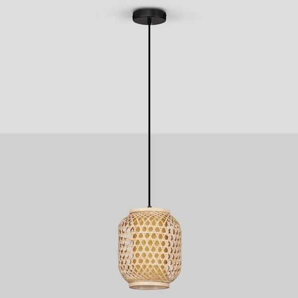 Pleciona lampa wisząca POMALCA LE44860 ekologiczna naturalna