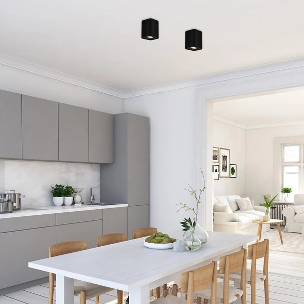 Tuba do sypialni Kobald 2049 punktowy downlight czarny z regulacją