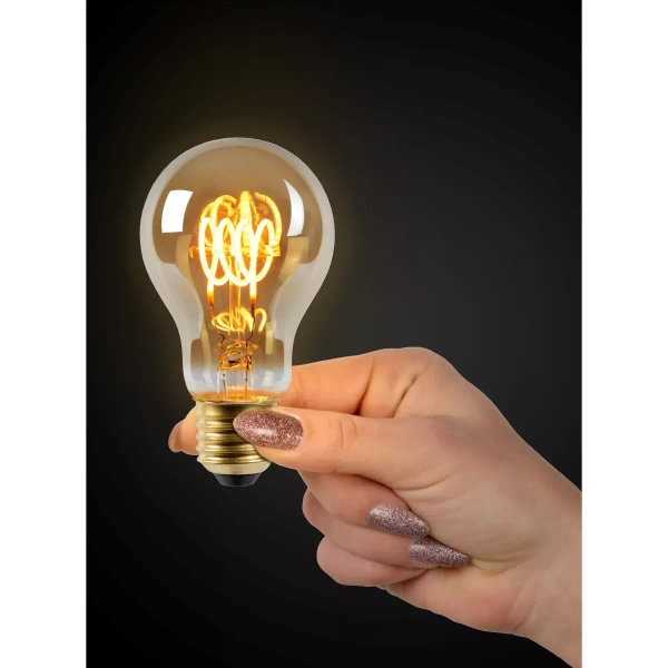 Żarówka LED 49042/05/62 Lucide E27 5W 2200K 260lm klasyczna bursztynowa
