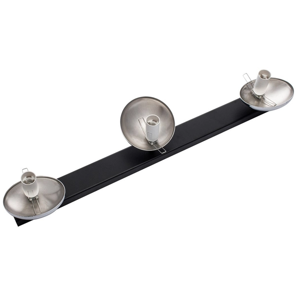 Plafon LAMPA sufitowa SFERA MLP8873 Milagro metalowa OPRAWA kule balls na listwie czarne białe chrom