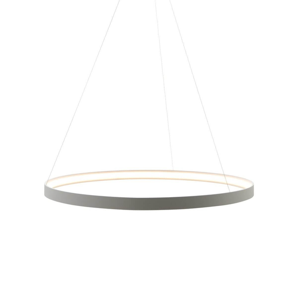 Wisząca lampa ring CIRLCE LA0717/1-WH LED 70W 3000K do jadalni biały