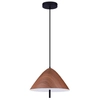 Wisząca lampa do jadalni CARAPARI LE44814 LED 17W 3000K drewniany