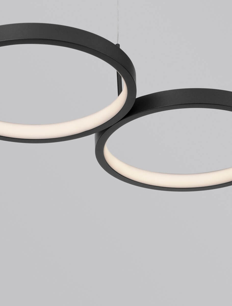 Designerska lampa wisząca GARCIA LE42829 Luces Exclusivas LED 41W 3000K czarna