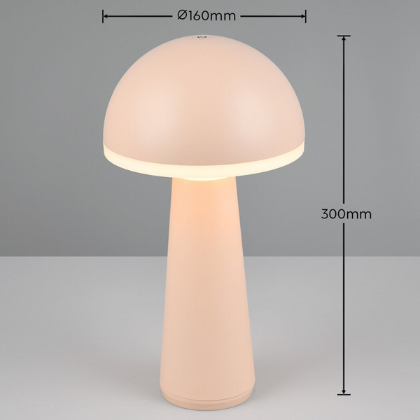 Lampka stołowa Fungo R57716166 IP54 LED 2W 3000-5000K grzybek beżowy