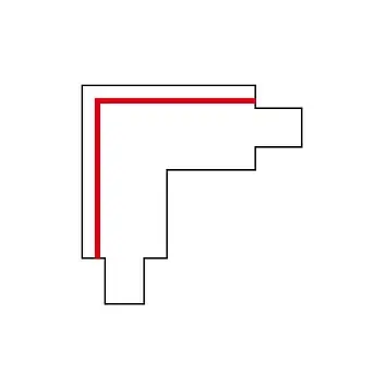 Złącze zasilania lewe typu L-L 8683 metalowe czarny