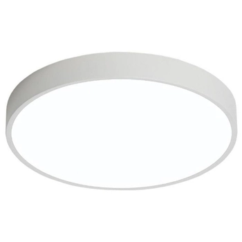 Okrągły plafon do salonu Abigali-MD1001-30-BW-W LED 20W 3000K biały
