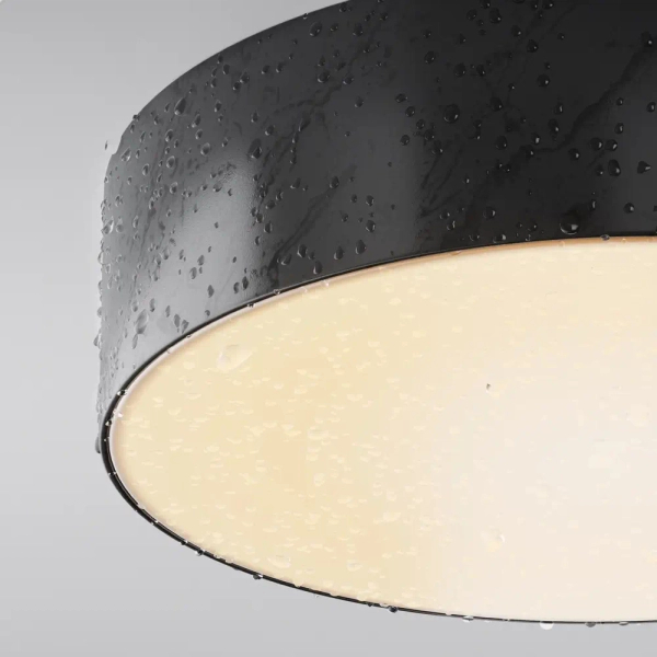 Sufitowa lampa zewnętrzna Zon IP O431CL-L30B3K LED 30W 3000K okrągła czarna