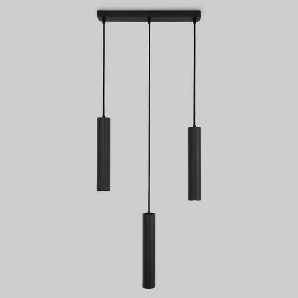 Lampa wisząca na belce Spoti ABR-ZLW3T-C Abruzzo sople czarna