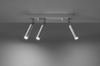 Sufitowa LAMPA plafon SL.0904 tuby OPRAWA metalowa regulowana industrialna biała