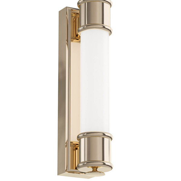 Złota lampa do łazienki Omi Parette ledowy kinkiet LED 6W 3000K tuba