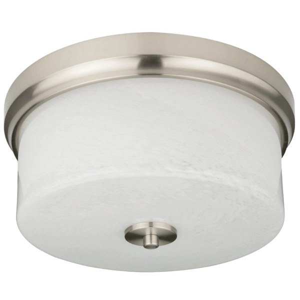 Plafon Dresden C02374BNI Cosmolight do sypialni okrągły nikiel