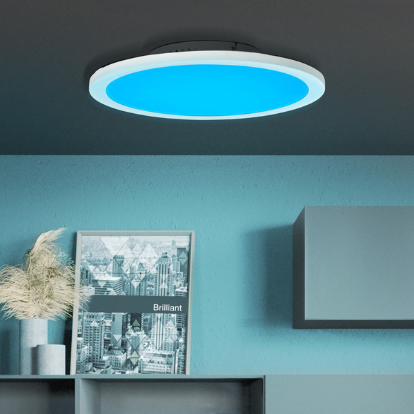Ledowa lampa sufitowa Abie G97060/05 24W 2700-6200K+RGB pilot biały