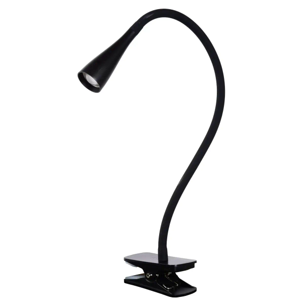 Lampa biurkowa z klipsem ZOZY 18256/03/30 Lucide LED 4W 3000K czarna