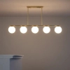 Lampa zwisająca Milano ABR-LWM-6XE27 Abruzzo molekuły złota biała