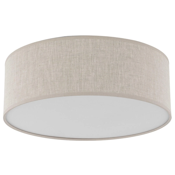 Lampa nasufitowa Nicola 10199 okrągła round do jadalni biała beżowa