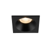 Łazienkowy downlight sufitowy Prisma 10581 kwadratowy IP65 czarny