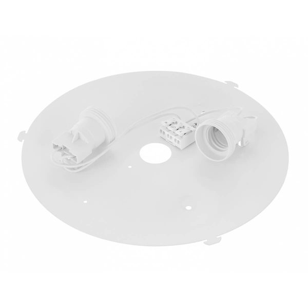 Drewniana lampa sufitowa 137623622082 okrągła z sesnsorem