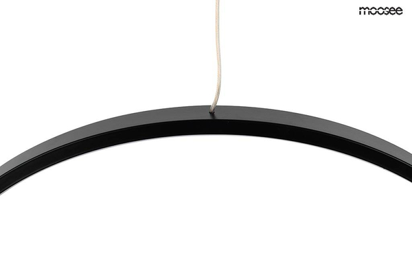 Wisząca lampa Rage MSE010100274 pierścienie LED 28W czarne