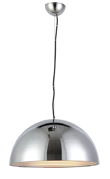Chromowana lampa wisząca Modena do przedpokoju chrom