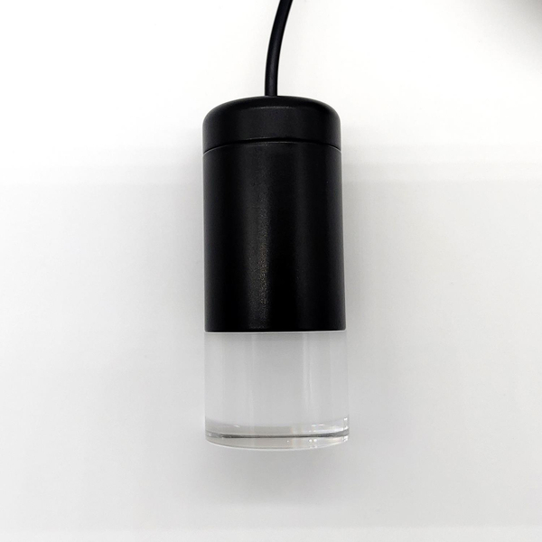 Wisząca lampa do salonu Linea ST-XT037-2P Step na listwie tuba czarna
