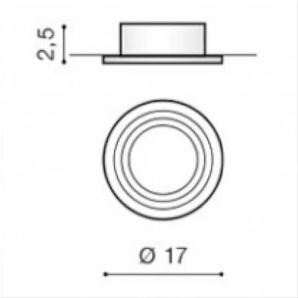 Wpust lampa kierunkowa Stan AZ0861 okrągła spot do zabudowy biała