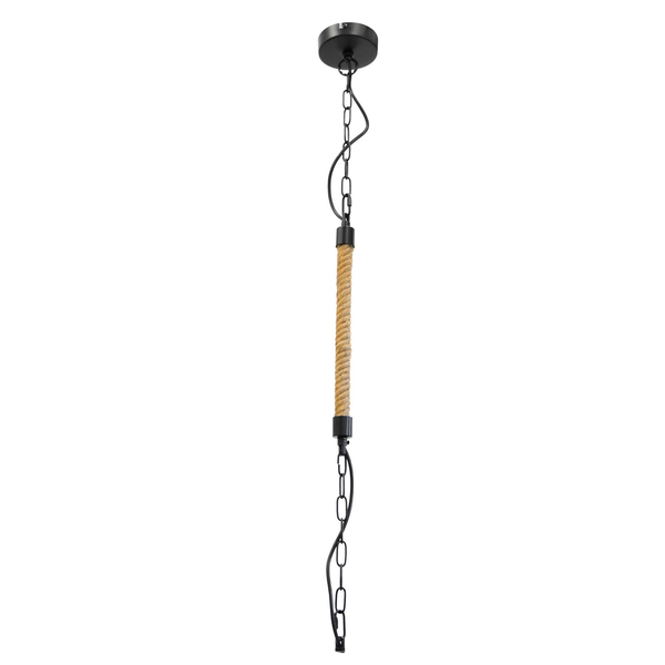 Zwisowa lampa Klatka 312471 na łańcuchu czarna złota