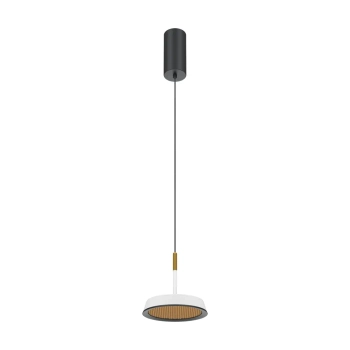 Minimalistyczna wisząca lampa El MOD041PL-L15WG3K LED 12W 3000K biała