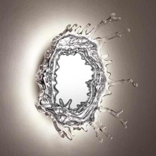 Nowoczesna lampa ścienna Aqua ST-8658W-L LED 9W 3000K lustro kropla wody chrom