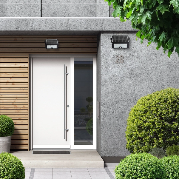 Lampa elewacyjna Epad EKO9083 Ekolight LED 10W 4000K solarna IP65 czarny