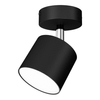 Okrągła lampa sufitowa Dixie kierunkowy spot do holu czarny
