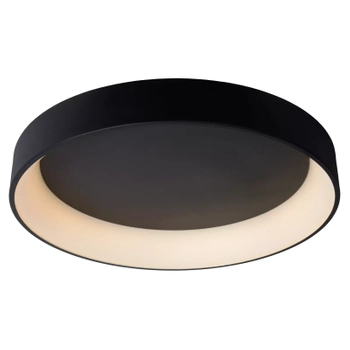 Okrągły plafon Talowe 46100/80/30 Lucide LED 80W 3000K na korytarz czarny