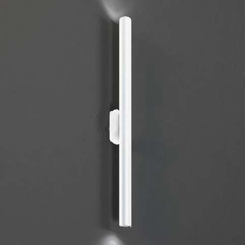 Kinkiet LAMPA ścienna YABU 7491 Shilo metalowa OPRAWA tuba biała