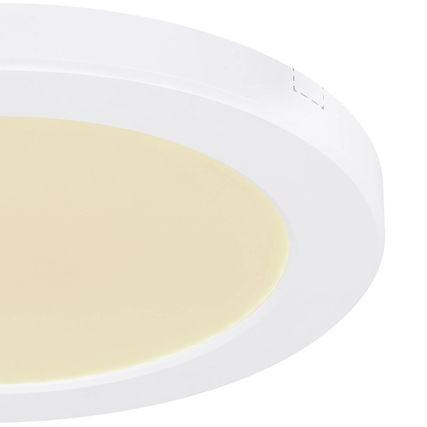 LAMPA sufitowa LASSE 12379-18W Globo okrągła OPRAWA metalowa LED 18W 3000K - 6500K plafon biały