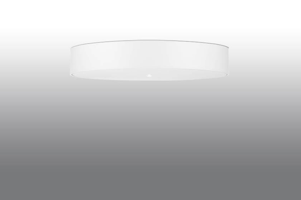LAMPA plafon SL.0813 sufitowa OPRAWA okrągła abażurowa biała