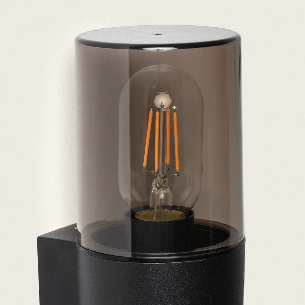 Szklana lampa na ściane Gardena Moderno ABR-KZP3-E27 Abruzzo IP54 czarny