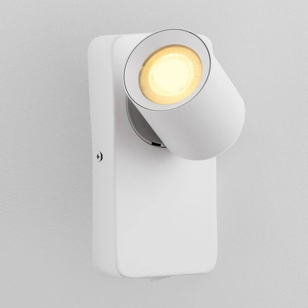 Lampa ścienna do przedpokoju TAGUA LE44379 regulowana sopel rurka biała