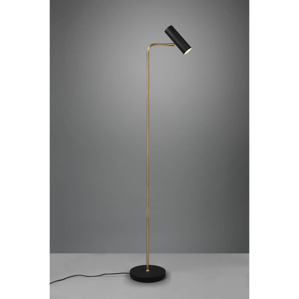 Lampa podłogowa sypialniana VANTOS DL108412400 Trio sopel czarna złota