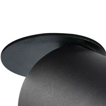 Metalowa lampa wpust PALLAS 314093 sufitowa tuba czarna biurowa
