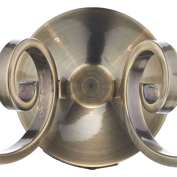 Kinkiet ścienny vintage Murray MUR0975 metalowy podwójny mosiądz