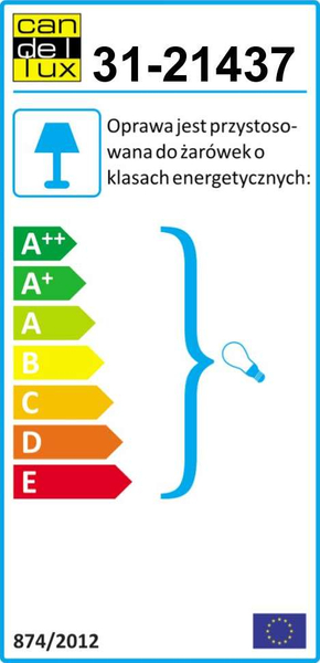 Klasyczna lampa wisząca GILLENIA 31-21437 abażurowa zwis okrągły czarny