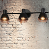 Kinkiet LAMPA ścienna NERIA 93-82572 Candellux loftowa OPRAWA metalowe reflektorki regulowane czarne miedziane
